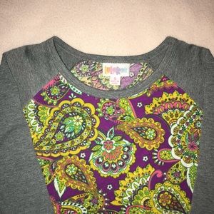 SOLD!! LulaRoe Paisley Randy Tee